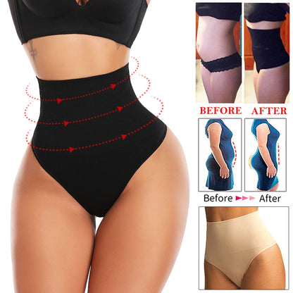 High Waist Tummy Control Strapless Panty Briefs