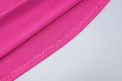 Backless Scrunch Adjustable Shoulder Scarf Dress